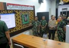Cek-Kesiapan-Pengamanan-Pemilu,-Timwas-Mabes-TNI-Apresiasi-Sinergitas-Kodim-dan-Polres-Mojokerto