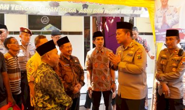 Jumat-Curhat-di-Tenggulunan,-Kapolresta-Sidoarjo-Ajak-Sukseskan-Pemilu-2024