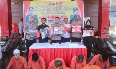 Polres-Probolinggo-Berhasil-Ungkap-Dua-Kasus-Curas,-4-Tersangka-Diamankan