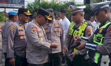 Antisipasi-Penyalahgunaan-Senpi,-Polresta-Sidoarjo-Lakukan-Pemeriksaan-Anggota