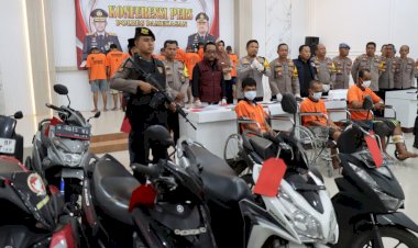 Polres-Pamekasan-Komitmen-Berantas-Tindak-Kriminal-16-Tersangka-Kasus-Curanmor-dan-Narkoba-Diringkus