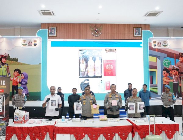 Polresta Sidoarjo Ungkap Peredaran Narkotika Jaringan Internasional, Dua WNA Ditangkap
