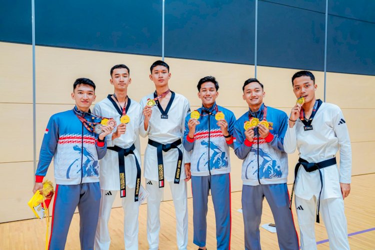 Polri Ukir Prestasi Dunia: Tim Taekwondo Garbha Presisi Juara Umum di Jepang